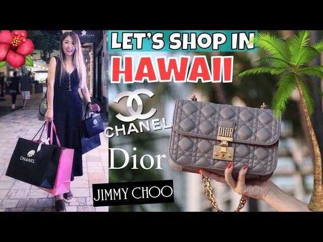 HAWAII LUXURY SHOPPING VLOG 2018 - Part 1 | CHANEL, DIOR, Sightseeing & Eating