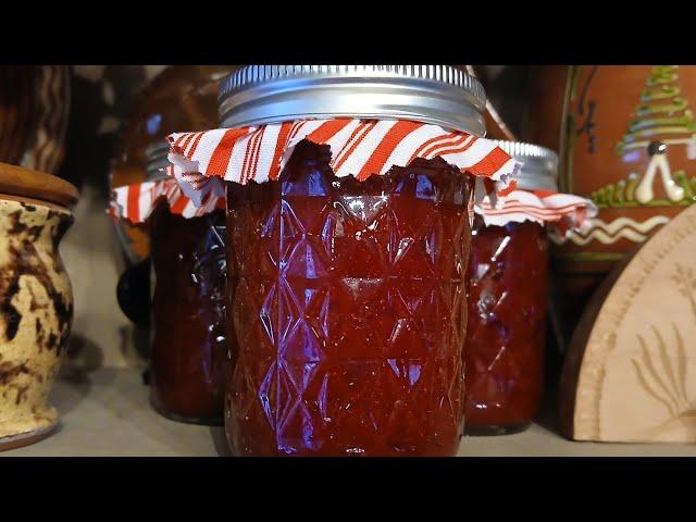 Easy make and can homemade Christmas Cranberry Jam!