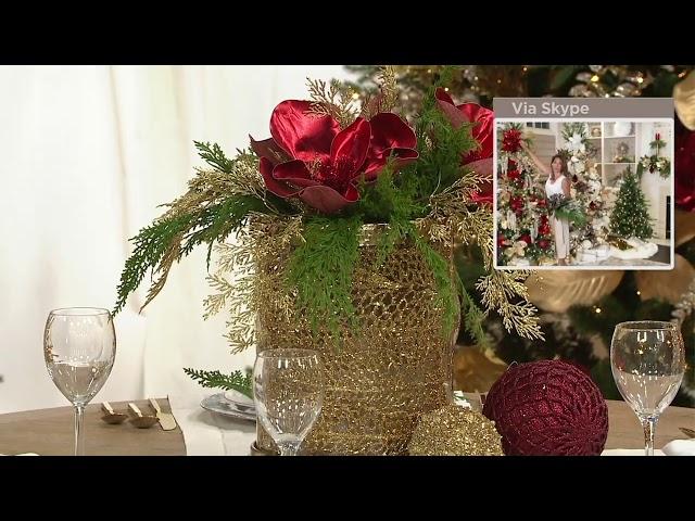 Simply Stunning Designer Tree Topper by Janine Graff on QVC