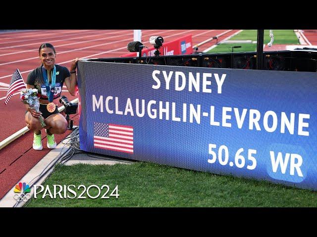 Sydney McLaughlin-Levrone crushes WORLD RECORD in 400m hurdles at Trials | NBC Sports