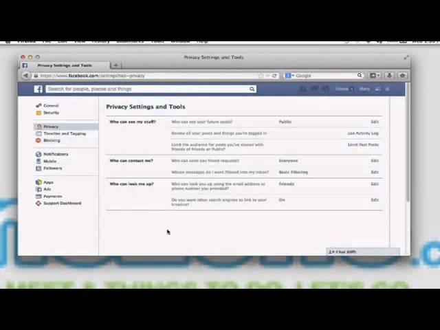 How to Make My Contact Information Private on Facebook  Connecting With Facebook2279