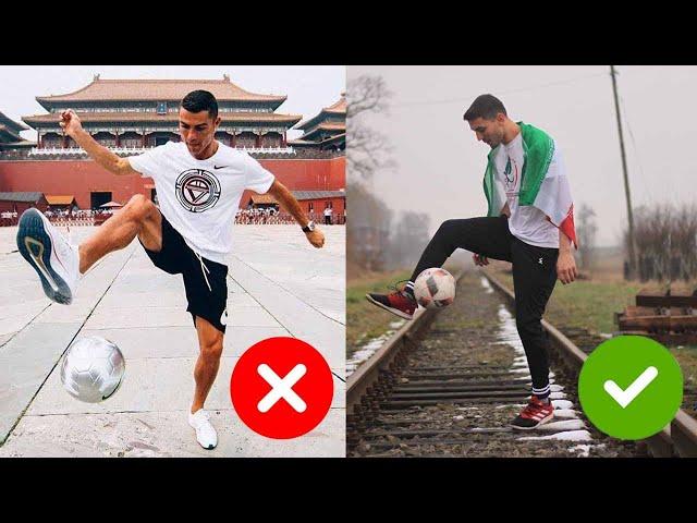 AROUND THE WORLD (ATW) Tutorial  in 3 minutes  / Freestyle Football by AhmadrezaFS