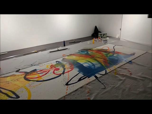 최승윤 개인전 "순간의 단면" 라이브 페인팅 choi seungyoon live painting