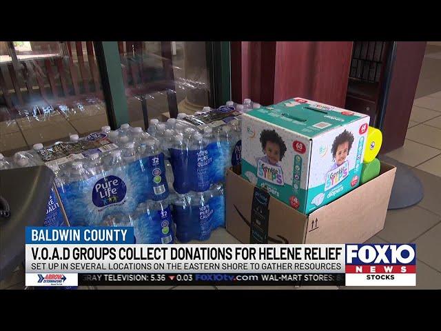 Organized VOAD hurricane relief effort underway in Baldwin County