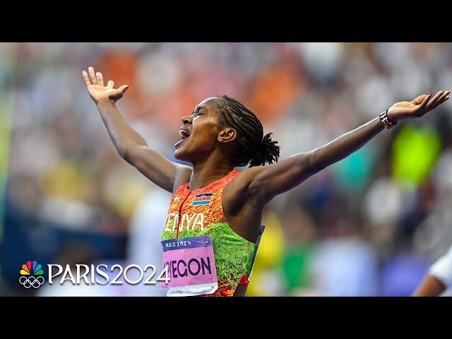 Faith Kipyegon OWNS the women’s 1500m after record third gold medal | Paris Olympics | NBC Sports