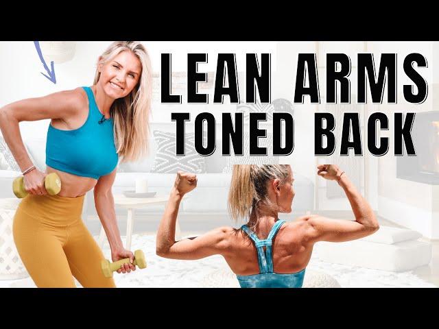 10 minute LEAN ARMS & TONED BACK - upper body sculpt