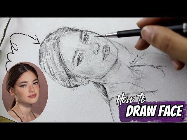 Master Face Drawing with This Hidden Technique!