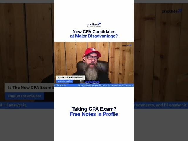 Are New CPA Candidates at a Major Disadvantage? #cpaexam #shorts