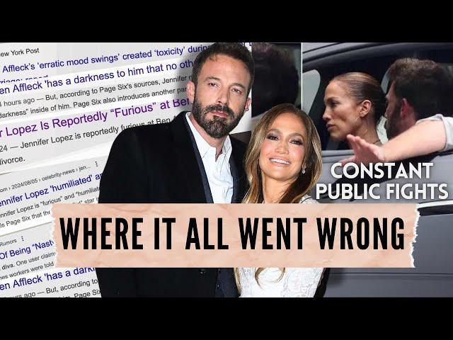 Ben Affleck and Jennifer Lopez's MESSY divorce