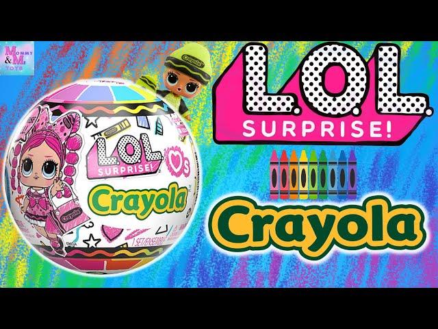 LOL SURPRISE LOVES CRAYOLA DOLLS UNBOXING REVIEW!