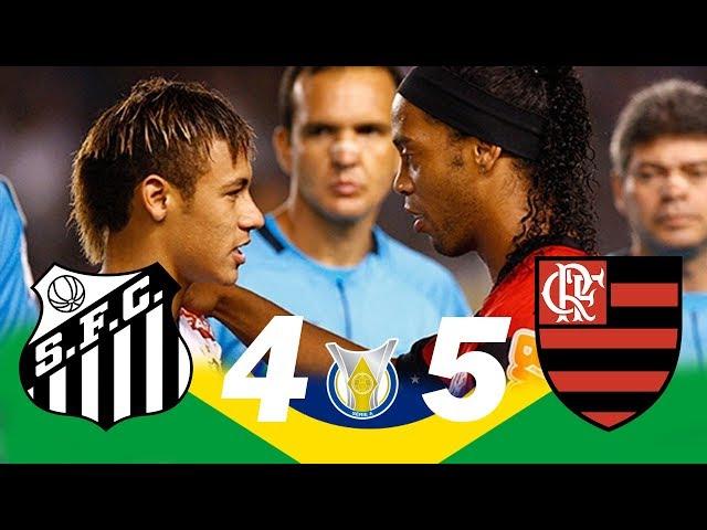 Santos 4 x 5 Flamengo - melhores momentos (GLOBO HD 720p) Campeonato Brasileiro 2011