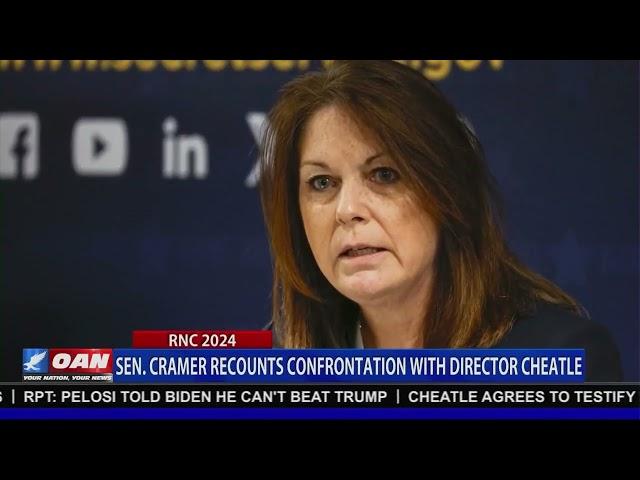 Senator Cramer Discusses his confrontation with Secret Service Director Cheatle on One America News