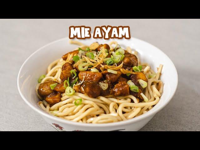 Bahan Murah Rasa Nikmat ! Resep Mie Ayam Abang Abang [ Gurih Wangi Sedap ]