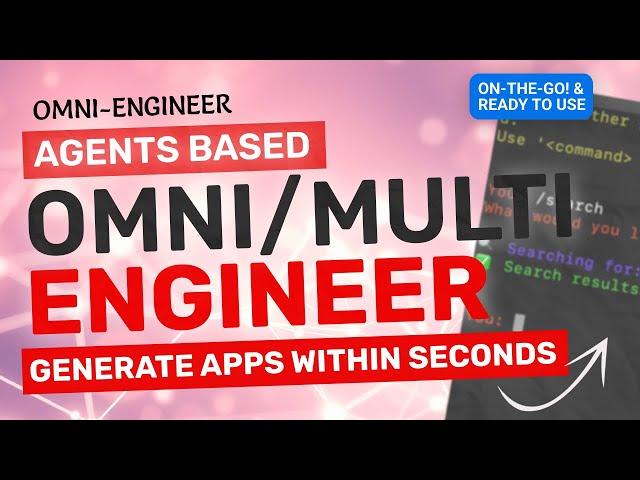 Omni Engineer : This CODING Agent can Generate Applications in Seconds! (with Ollama Support)