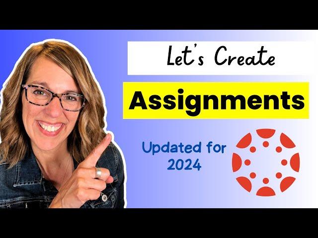 The EASIEST Way to Create Assignments in Canvas!