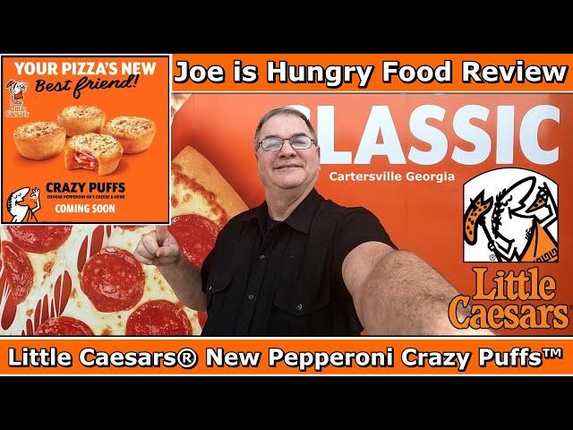 Little Caesars® New Pepperoni Crazy Puffs™ Review | Limited Time Offer | Joe is Hungry 