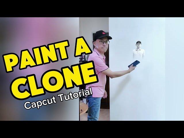 How to Clone of Yourself with Your Phone on the Wall:  Capcut Video Edit Tutorial