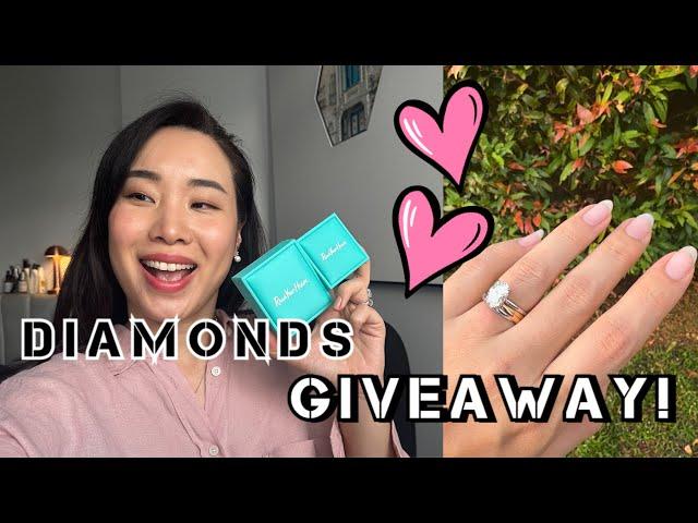 My NEW Engagement Ring! | natural vs lab grown vs moissanite, feat read your heart | GIVEAWAY ! ️