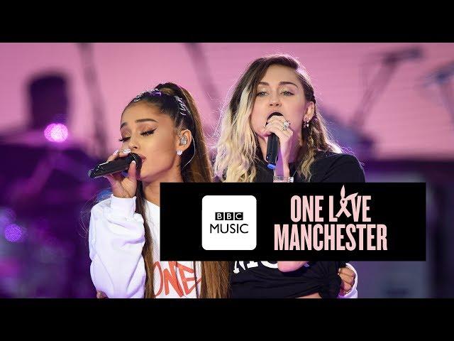 Miley Cyrus and Ariana Grande - Don't Dream It's Over (One Love Manchester)