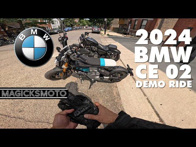 2024 BMW CE 02 Demo Ride | Motoworks Chicago Demo Day