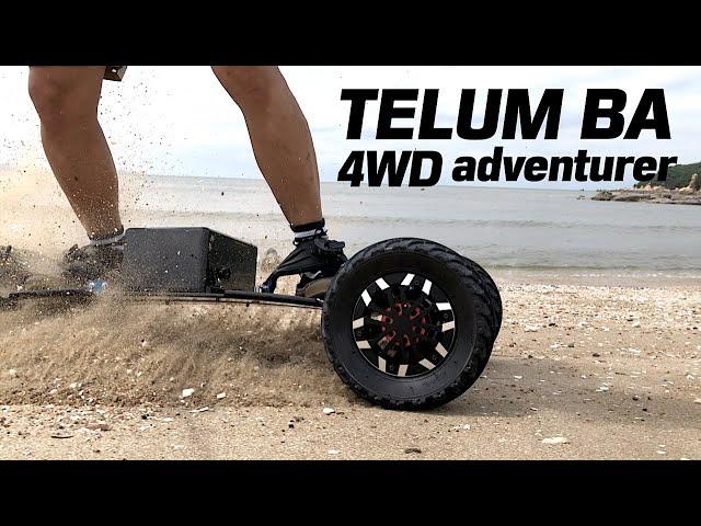 #154 Where can't it ride - Telum BA 2-IN-1 4WD 12S6P Electric Mountainboard / Riding Test