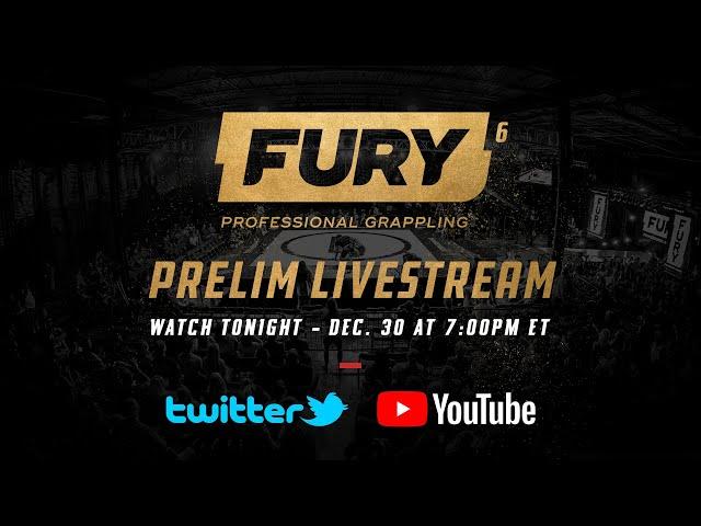 FURY Pro Grappling 6 Prelim Matches | FREE BJJ UFC GRAPPLING REUPLOAD