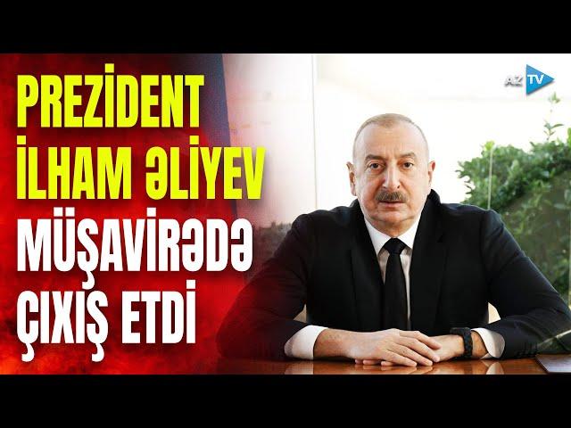 Prezident İlham Əliyev təyyarə qəzası ilə bağlı müşavirə keçirib