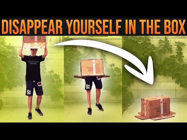 Make Yourself DISAPPEAR IN THE BOX│Magic Trick