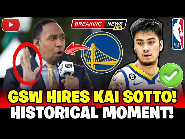  OH MY GOD! GSW HIRES KAI SOTTO! HISTORICAL MOMENT FOR FILIPINO BASKETBALL! WARRIORS NEWS TODAY