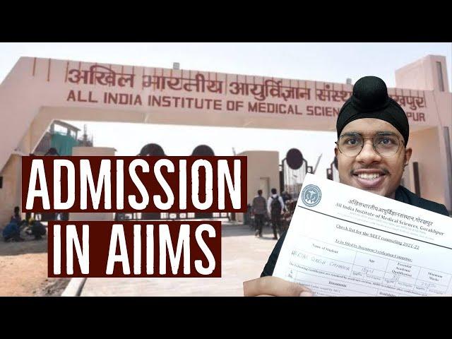 Medical College Admission | Admission In AIIMS | AIIMS Gorakhpur | NEET 2021 | Harjas Singh