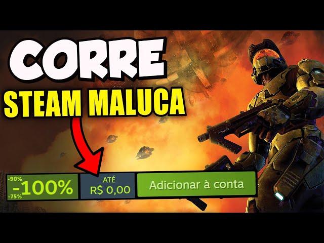 CORRE! Jogos para PC com até 100%off (GRÁTIS) na STEAM MALUCA e MS!