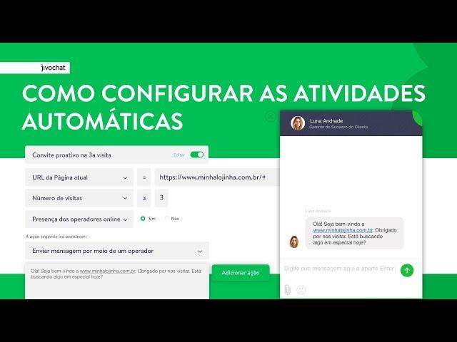 Como Configurar Atividades Automáticas | JivoChat