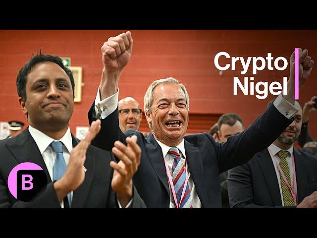 Reform's Farage Makes Bid for UK Crypto Hub
