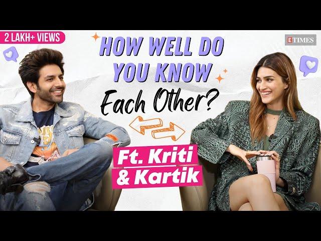 Kriti Sanon V/S Kartik Aaryan | How Well Do You Know Each Other? | Shehzada