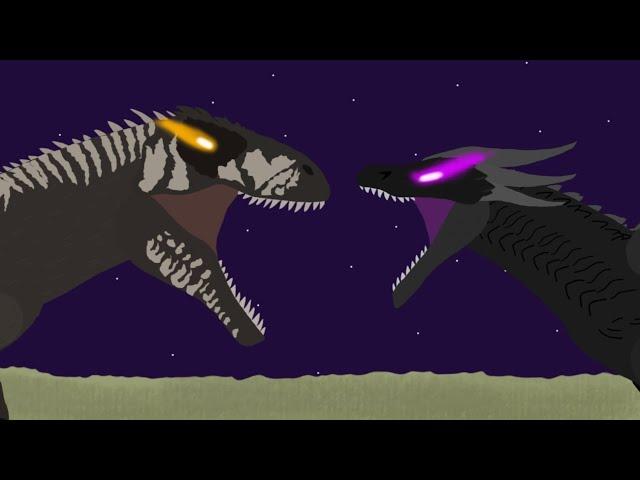 Giganotosaurus vs Ender Dragon [ Primeval vs Minecraft ] animation - Drago Monsterverse