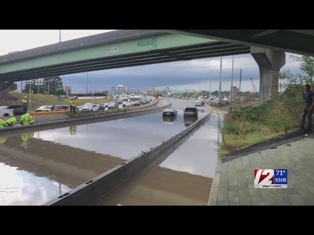 I-195 reopens after flooding strands drivers