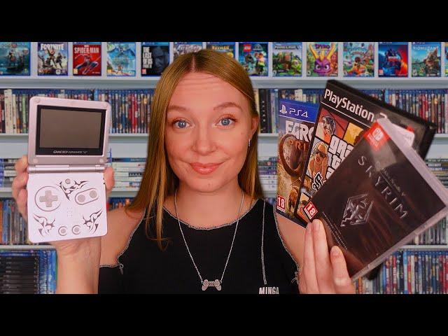 ASMR Video Game Store Roleplay (Whispered)