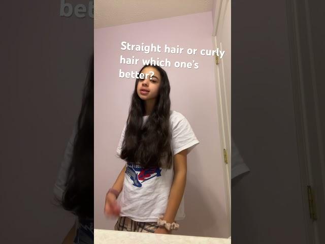 Who wants a curly hair routine?? #curlyhair #straighthair