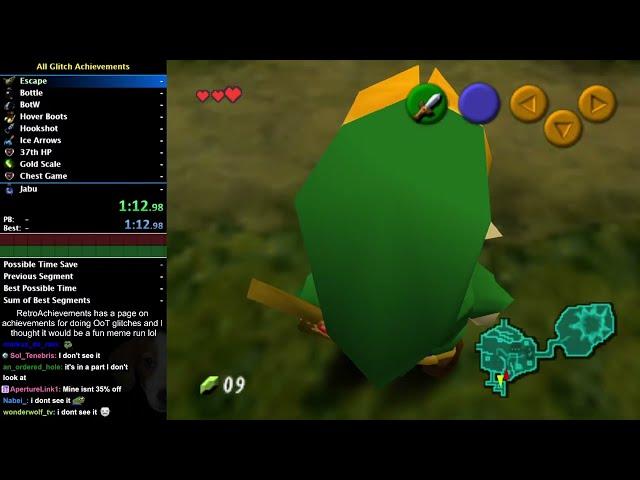 OoT All Glitch Achievements speedruns