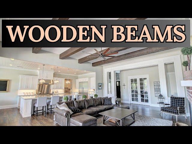 Mastering Modern Elegance: Incorporating Wooden Beams for Timeless Interior Charm