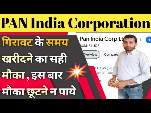 Pan india share latest news | Pan india corporation share latest news | Future Of India