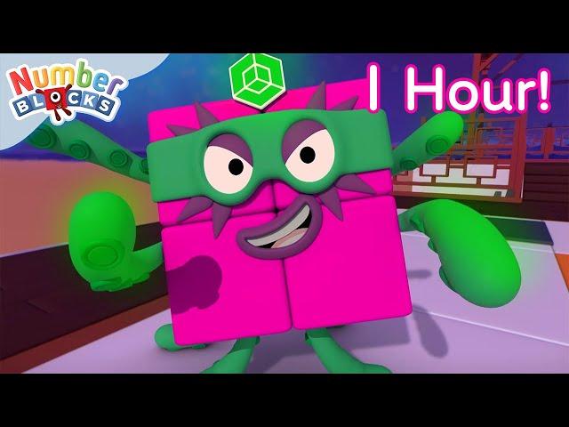 Numberblocks Fun! | Full Episodes - 1 Hour Compilation | 123 - Learn to Count