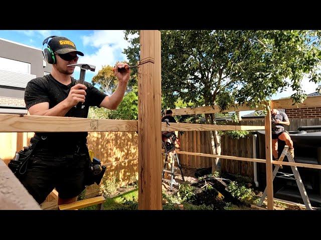 Building a Pergola