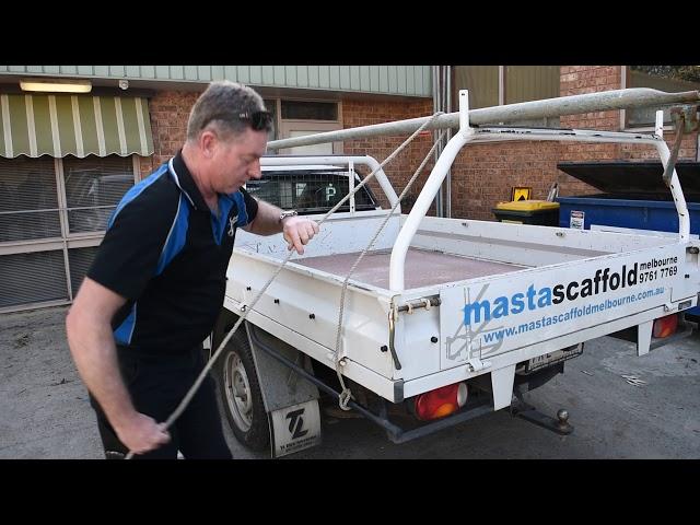 ROPE TYING | How To Tie a Trucker Knot | Masta Scaffold Melbourne