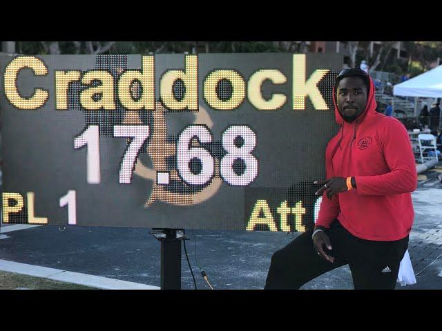 Omar Craddock Triple Jump 17.68 2019