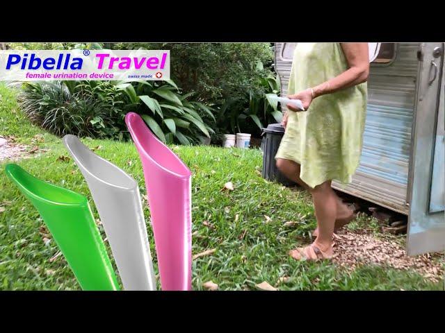 Pibella on Camping, I'm using the Female Urination Device on a daily basis