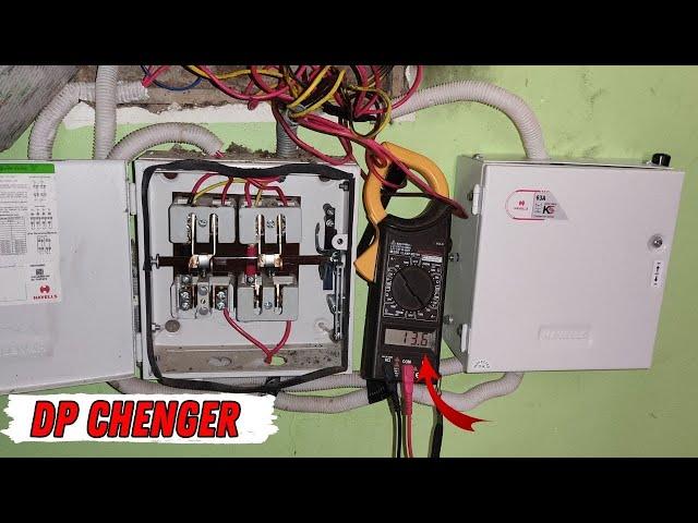 dp changeover full wire connection in hindi at home !! by seekho electric #dpchenger #changeover