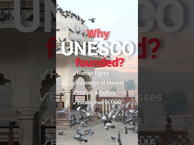 Why was UNESCO founded? | United Nation #unesco #facts #shorts