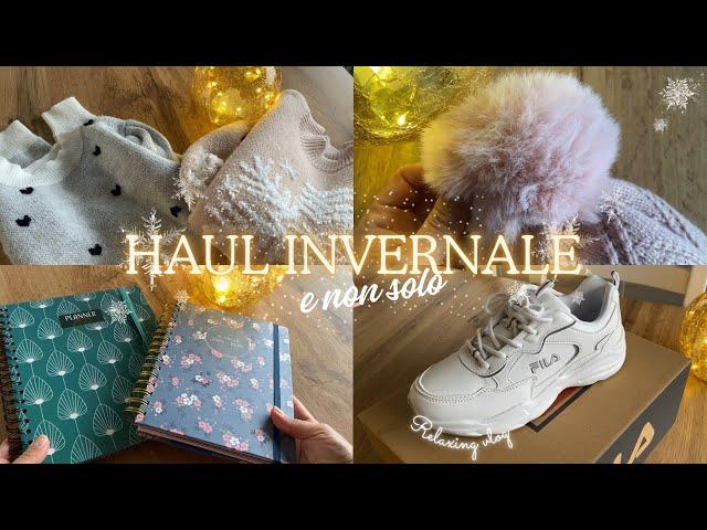 HAUL INVERNALE ️️ E NON SOLO ‍️🫧 Relaxing vlog