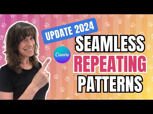 UPDATED Seamless Repeating Patterns In Canva | 2024 | Design To Image